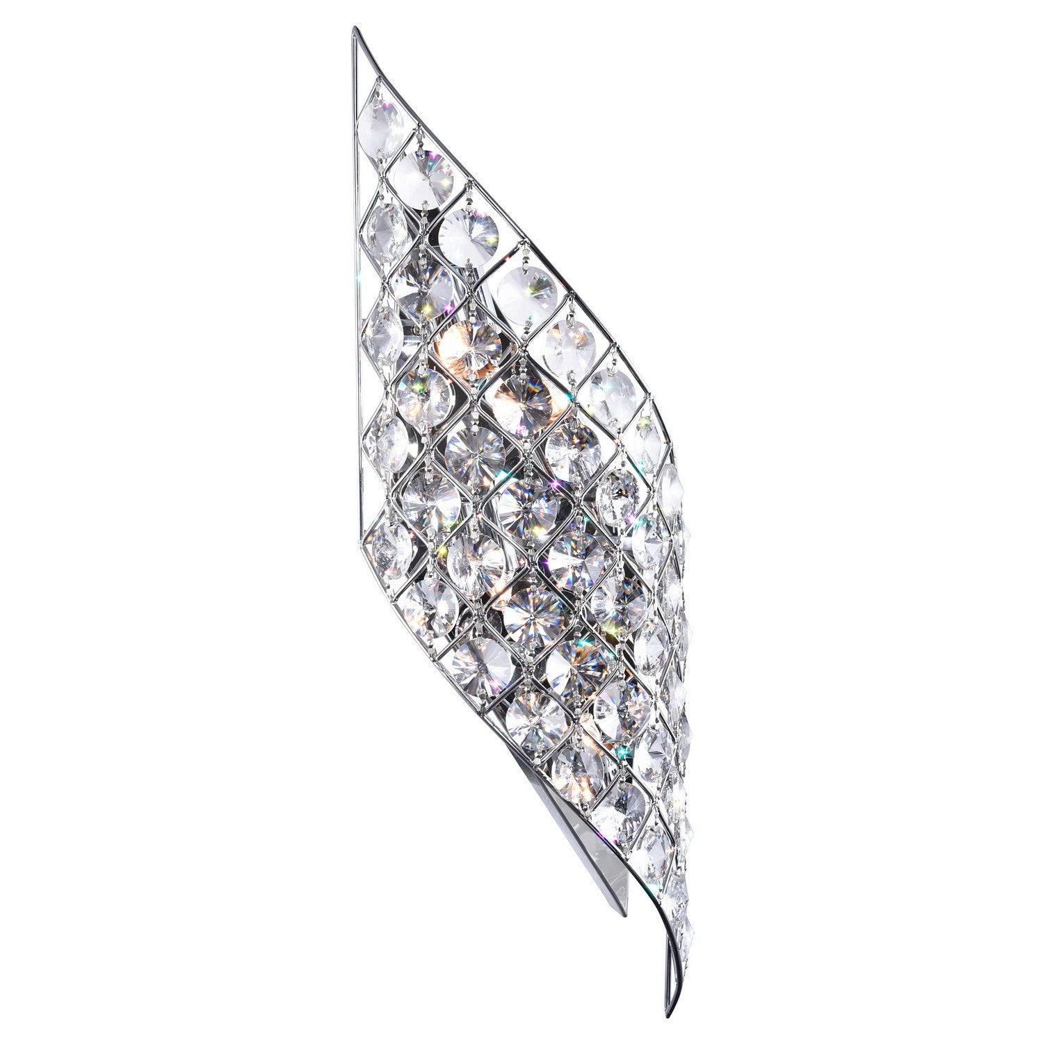 CWI Lighting - 5021W7B-L(C) - Four Light Wall Sconce - Chique - Chrome