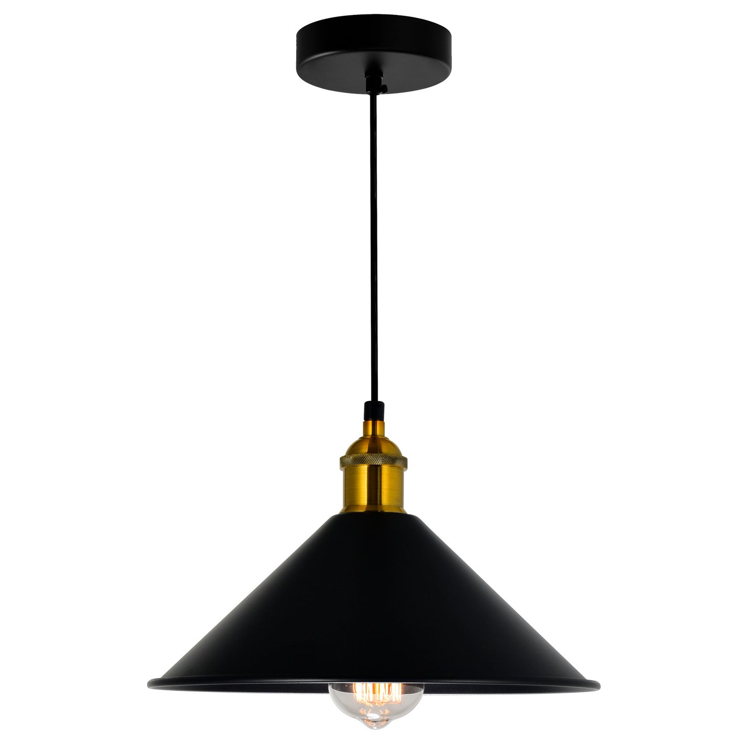 CWI Lighting - 9605P10-1-101-B - One Light Mini Pendant - Brave - Black