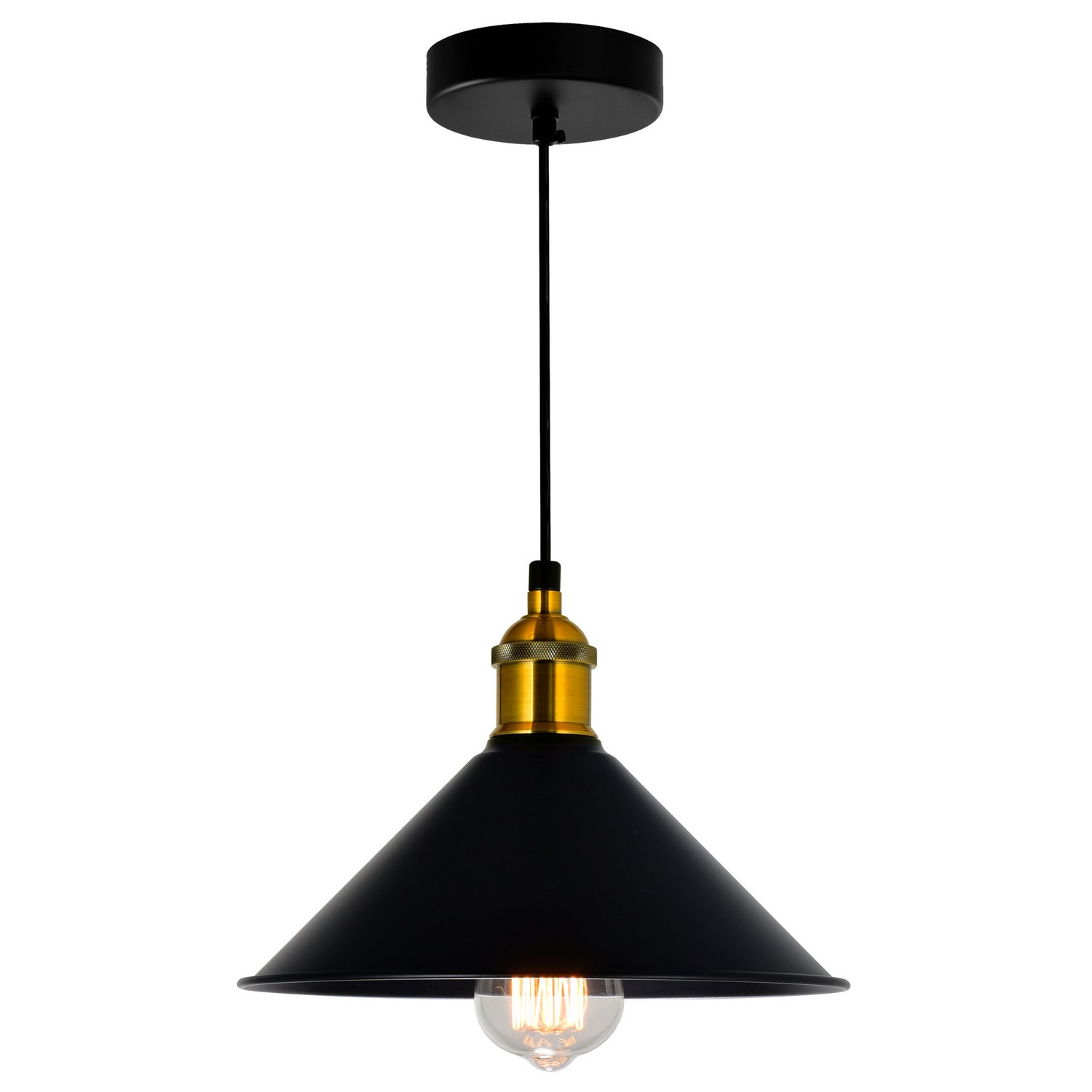 CWI Lighting - 9605P8-1-101-B - One Light Mini Pendant - Brave - Black