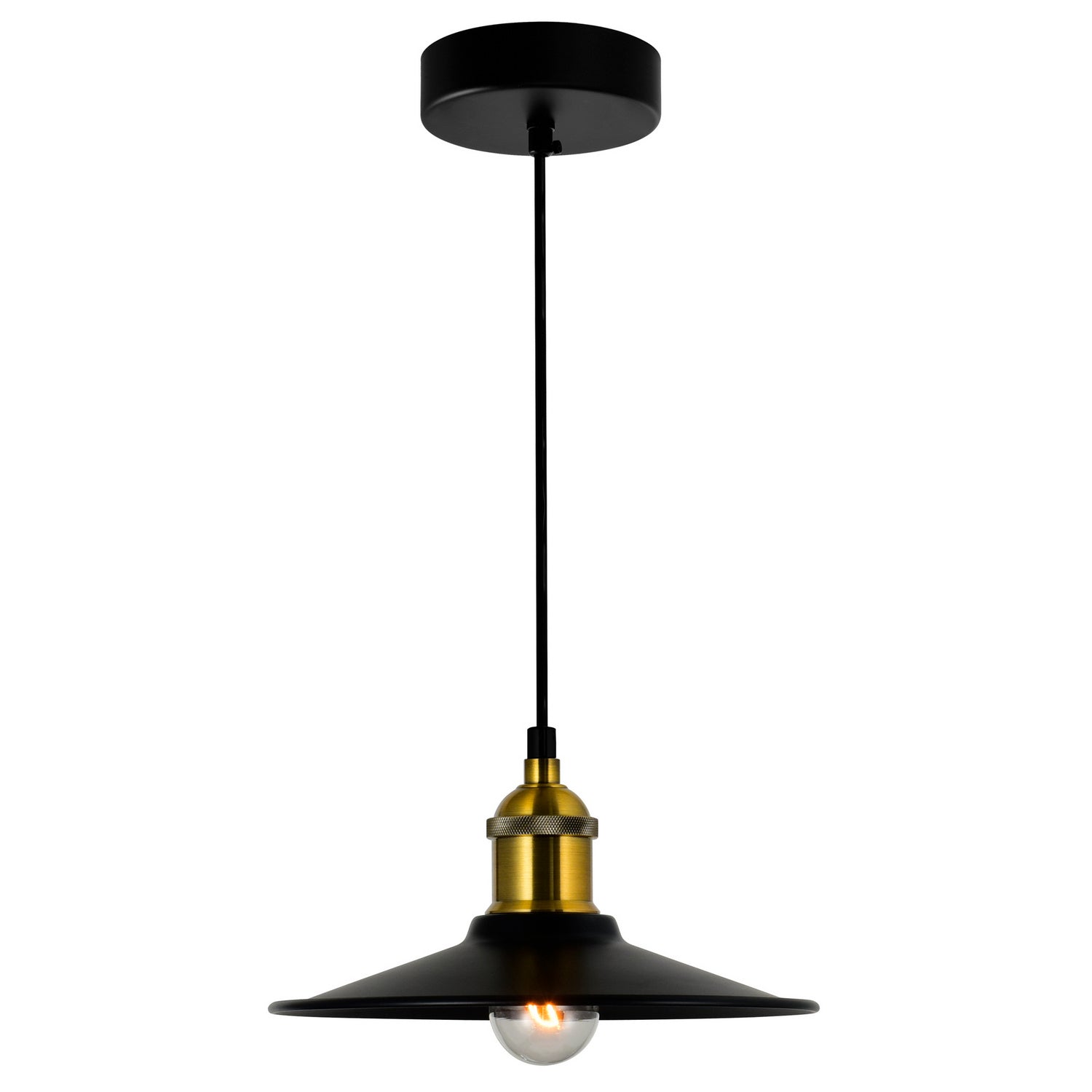 CWI Lighting - 9605P9-1-101 - One Light Mini Pendant - Brave - Black