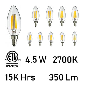 CWI Lighting - E12K2700-10 - Light Bulb - Bulbs - Clear