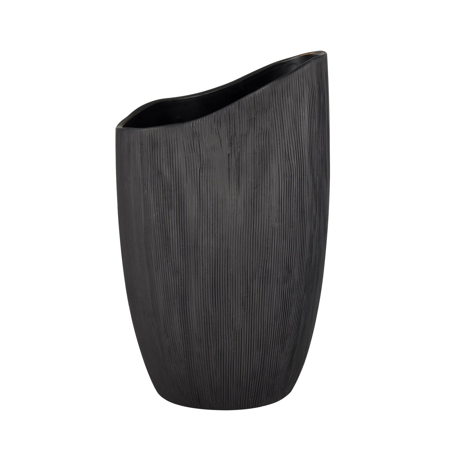 ELK Home - H0017-9748 - Vase - Scribing - Black