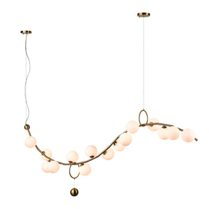 ELK Home - H0018-8565 - LED Linear Chandelier - Acuminate - Satin Brass