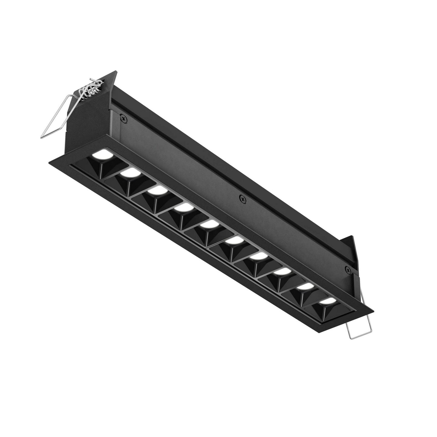 Dals - MSL10-CC-BK - Ten Light Microspot Recessed Down Light - Black