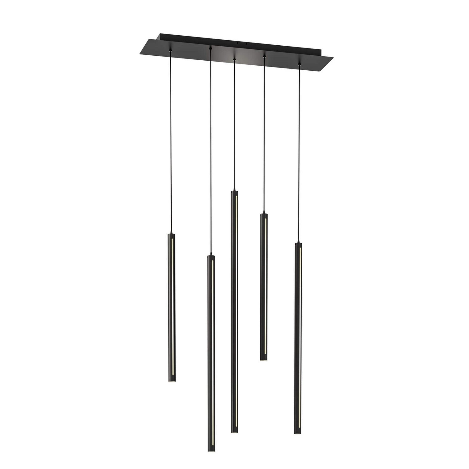 Dals - PDLED120-5SQ-BK - LED Pendant - Black