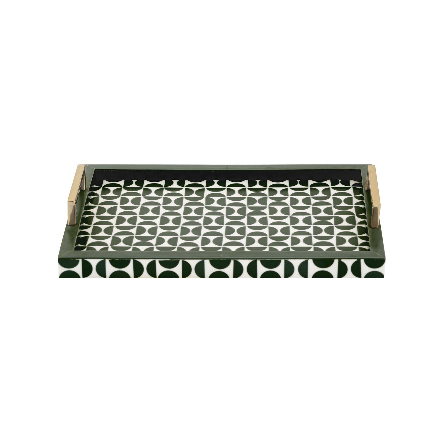 ELK Home - H0807-9764/S2 - Tray - Futrelle - Dark Green