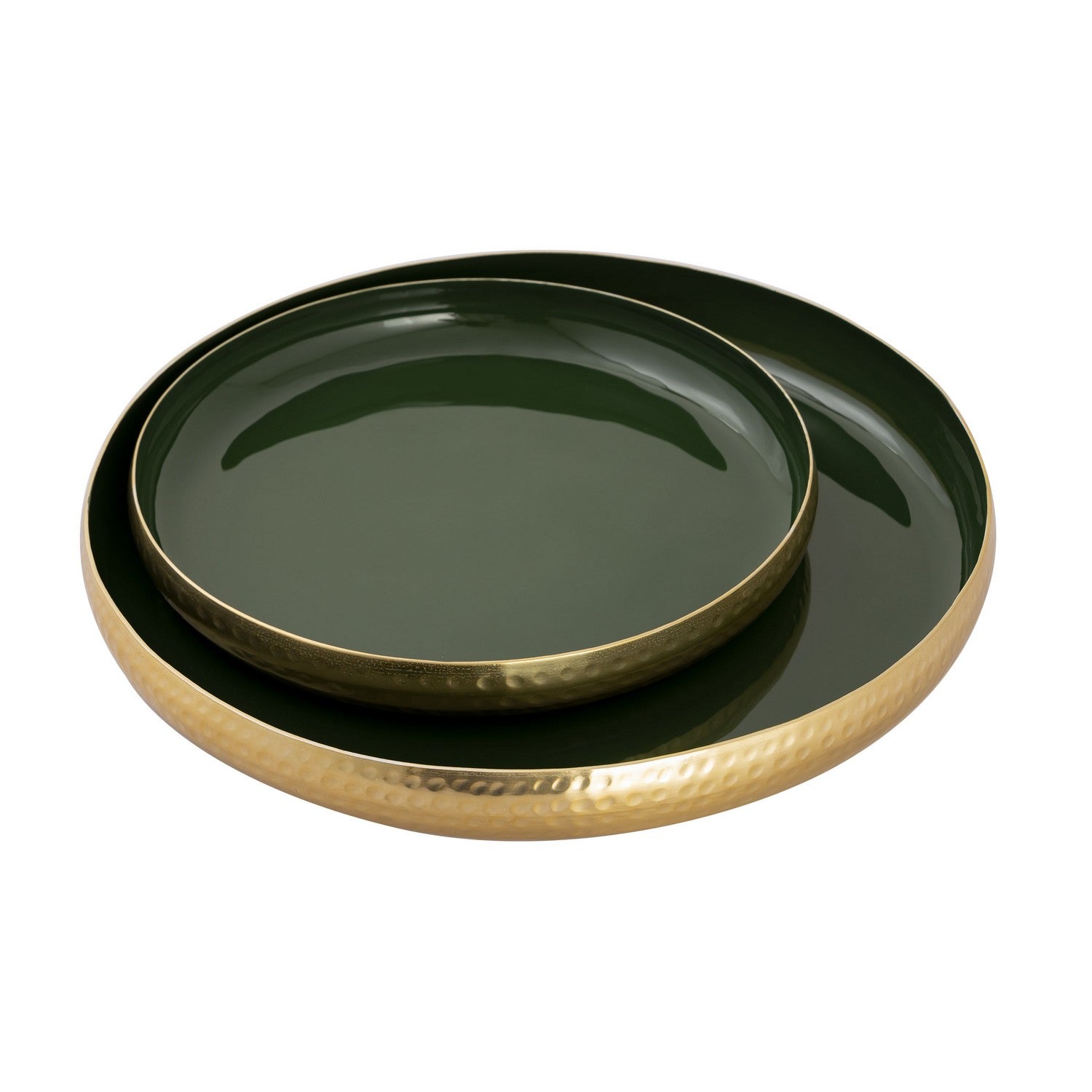 ELK Home - H0897-9781/S2 - Tray - Nelson - Dark Green Enamel