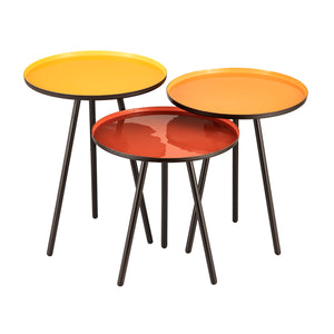 ELK Home - S0895-9395/S3 - Accent Table - Gregg - Tangerine Enamel