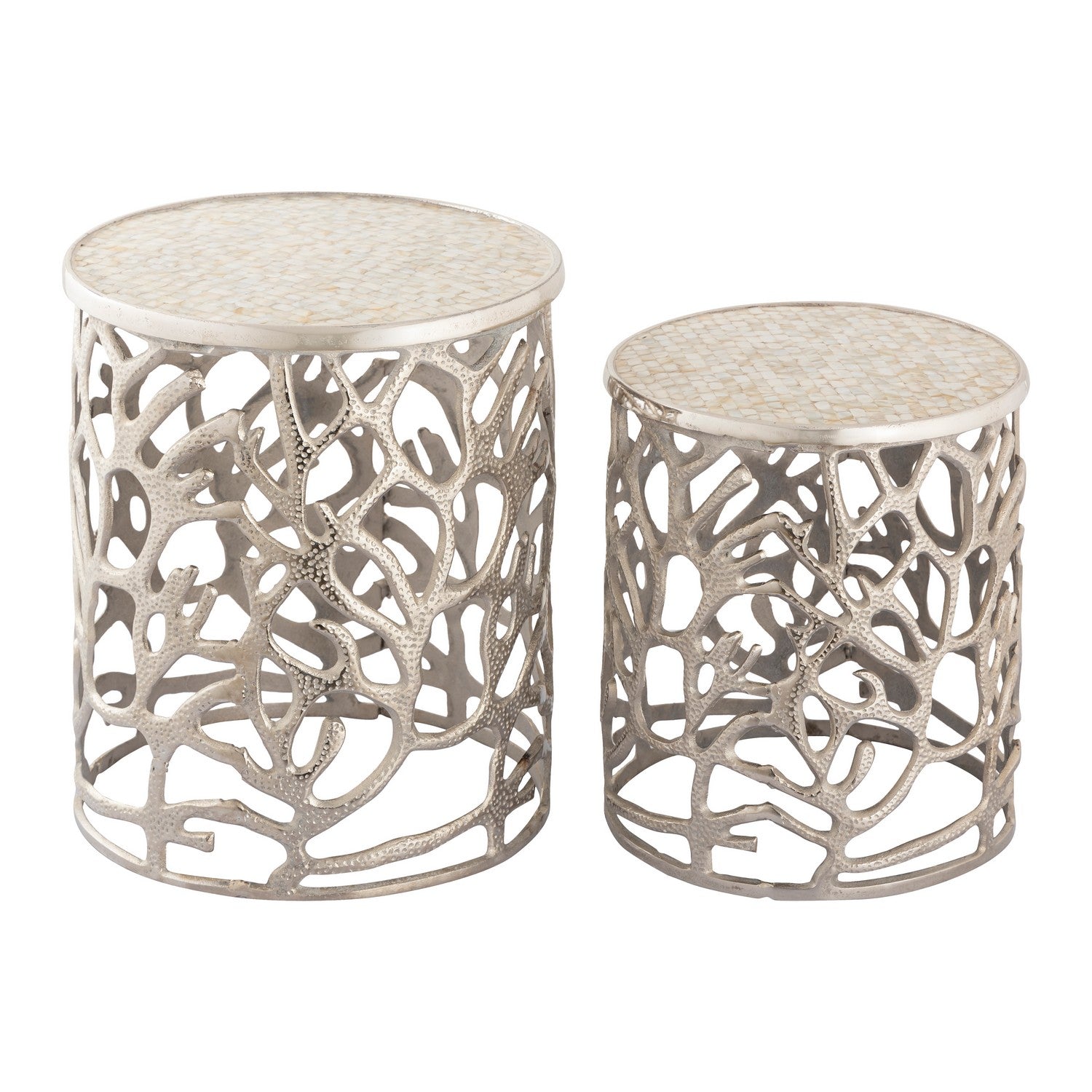 ELK Home - S0807-8739/S2 - Accent Table - Vine - Silver