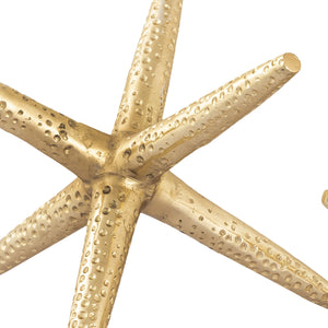 ELK Home - S0807-8741/S3 - Decorative Object - Star Jacks - Polished Brass