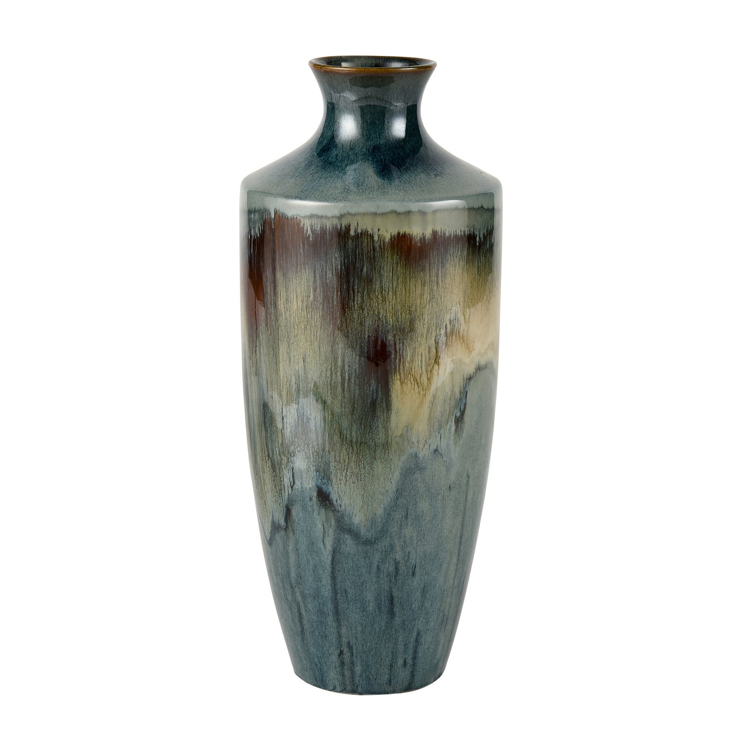 ELK Home - S0017-8105 - Vase - Roker - Green Reactive