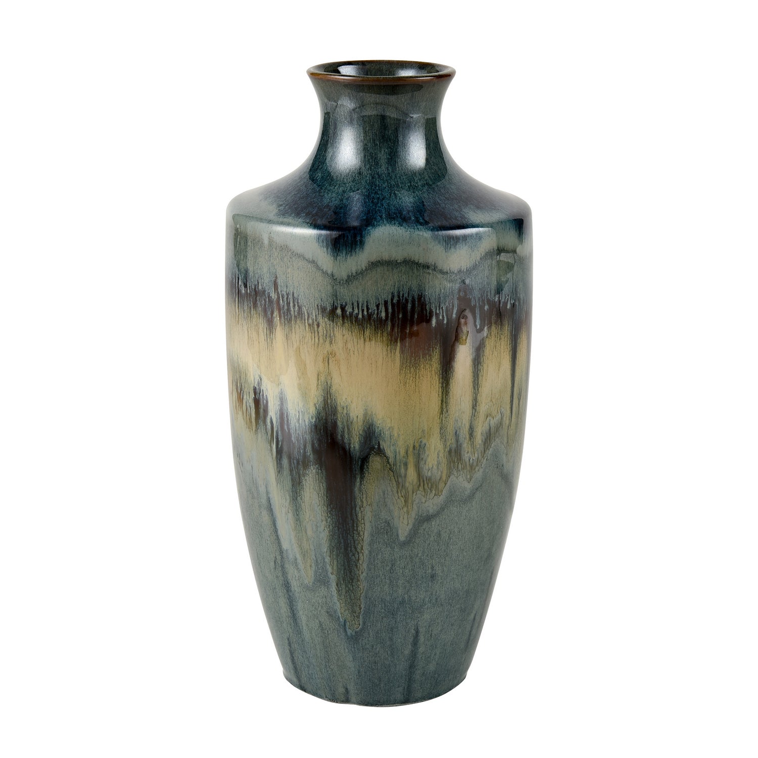 ELK Home - S0017-8106 - Vase - Roker - Green Reactive