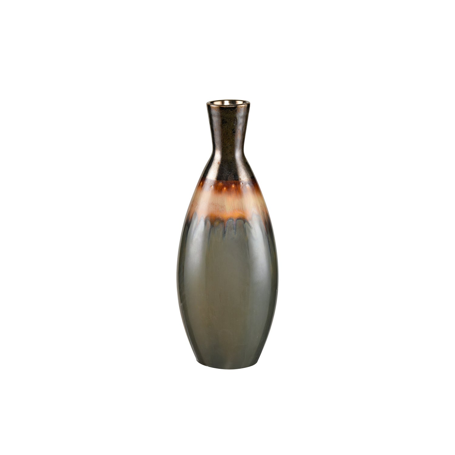 ELK Home - S0017-8955 - Vase - Arne - Brown Reactive