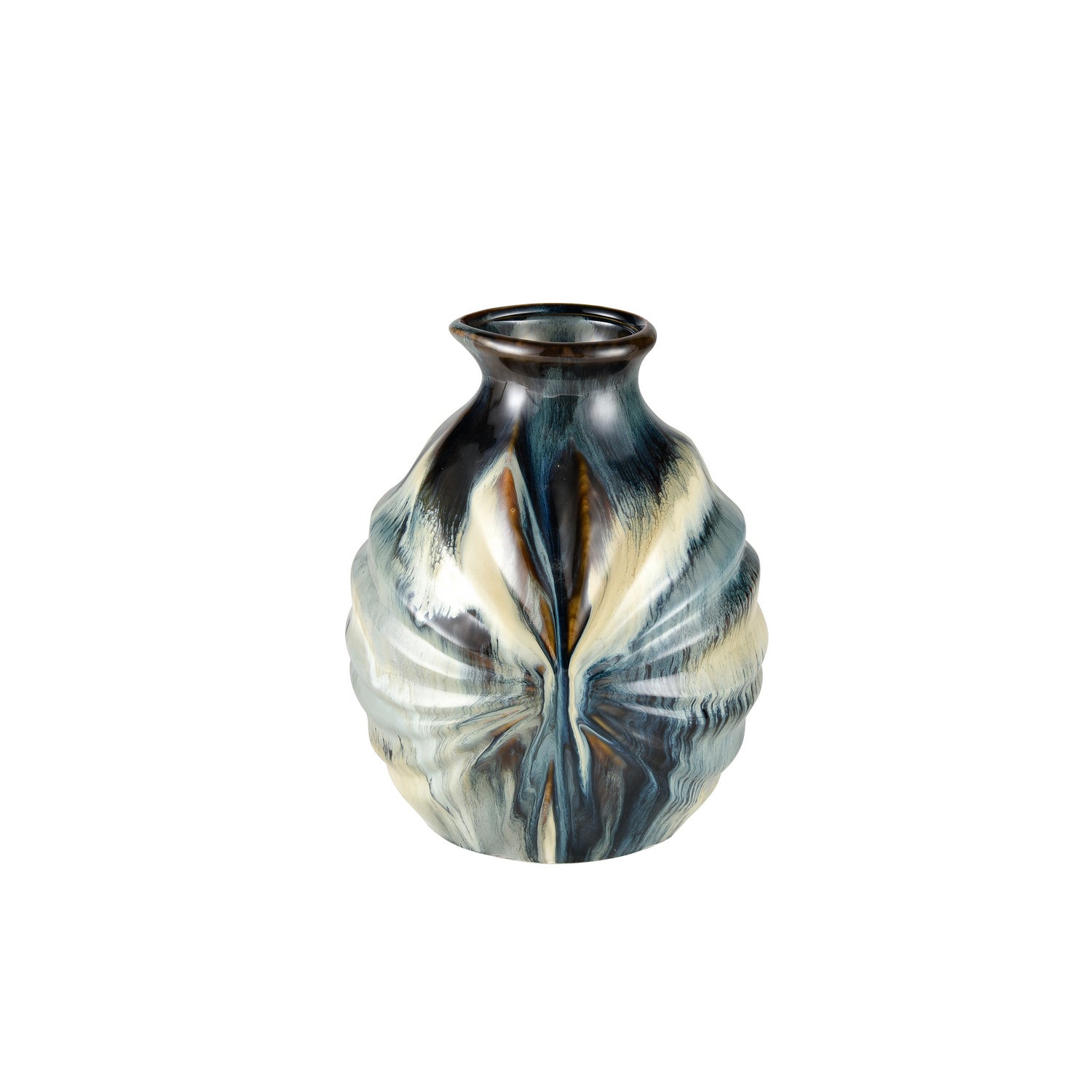 ELK Home - S0017-8958 - Vase - Kelly - Blue Reactive