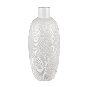 ELK Home - S0017-9191 - Vase - Flynn - Gloss White