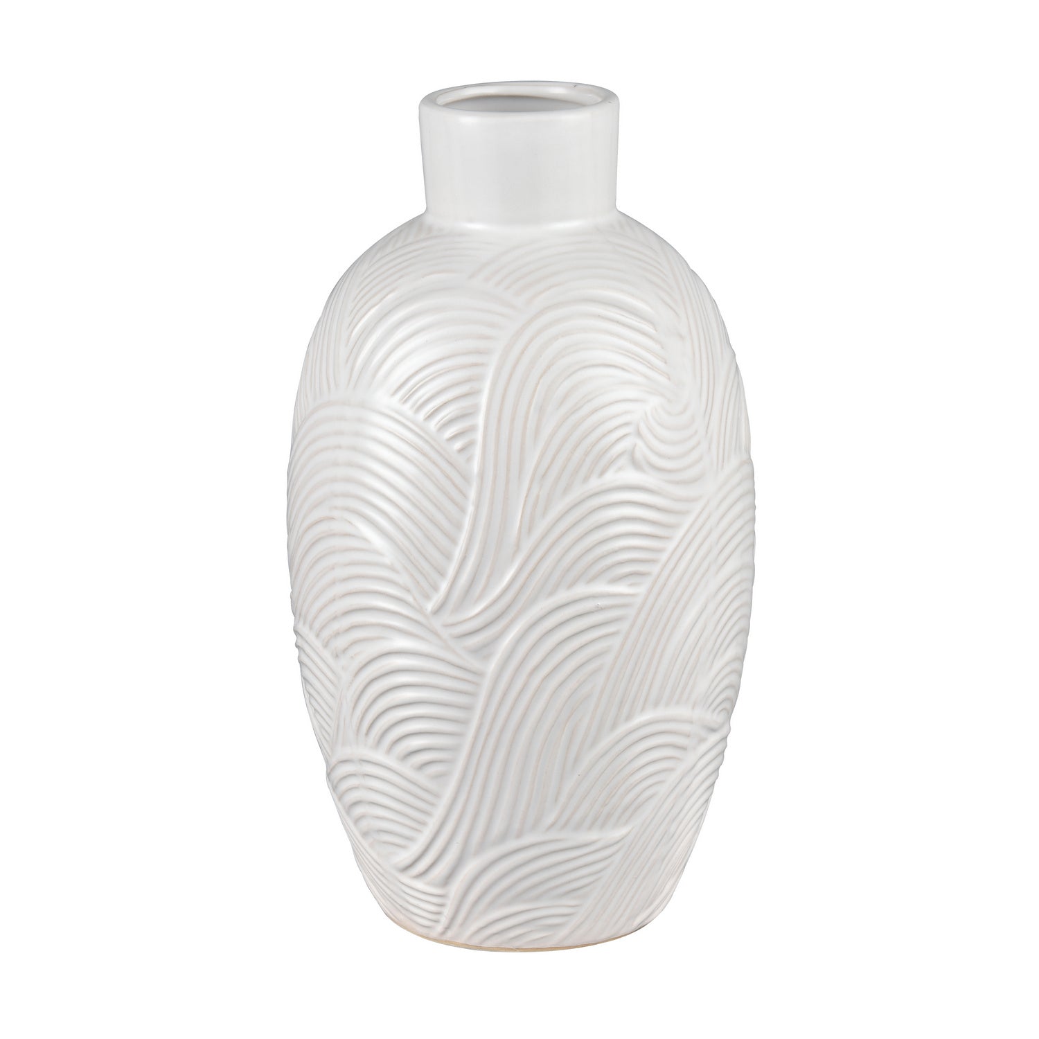 ELK Home - S0017-9192 - Vase - Flynn - Gloss White