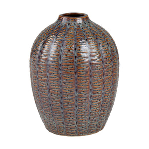 ELK Home - S0017-9196 - Vase - Hawley - Brown Reactive