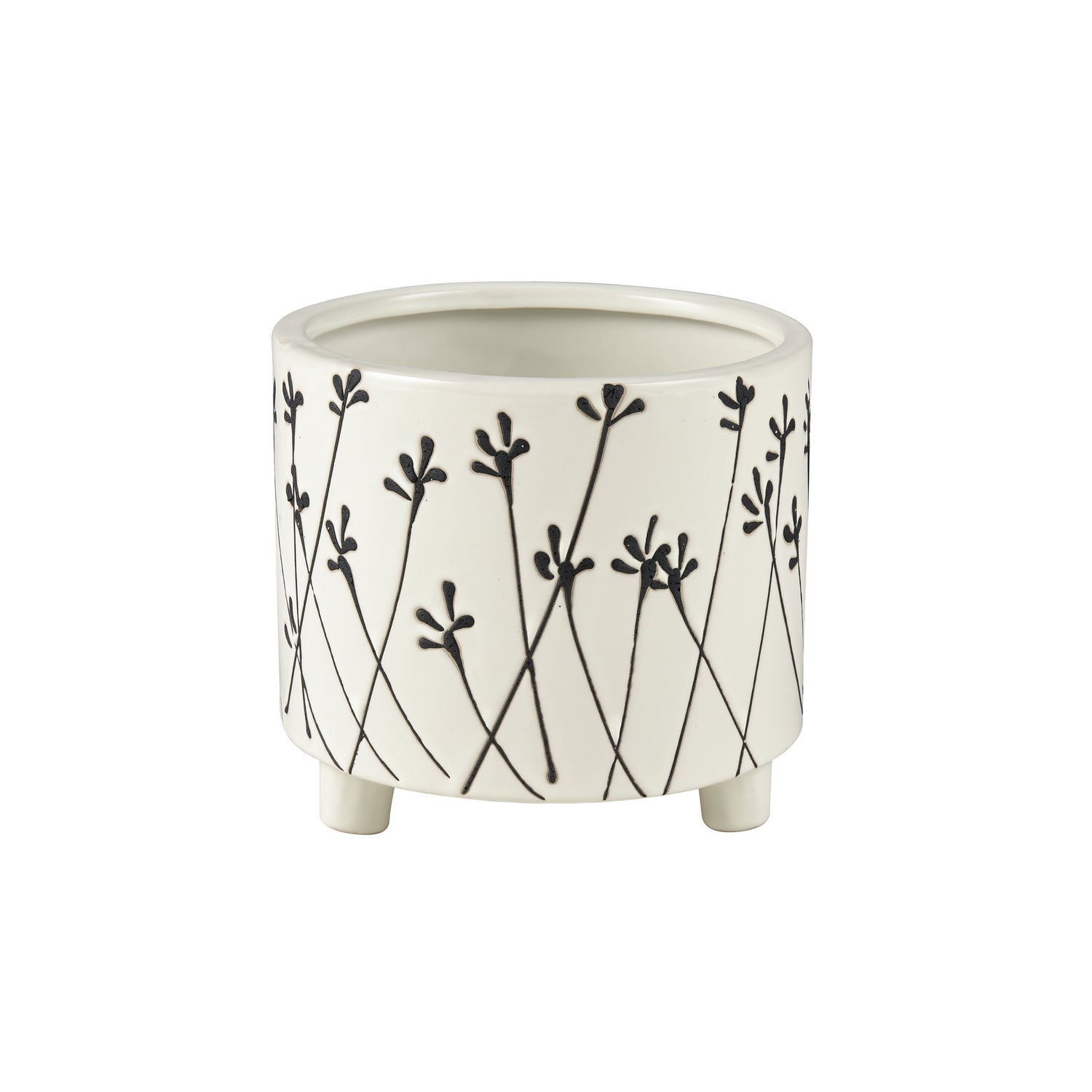 ELK Home - S0017-9728 - Planter - Melton - White