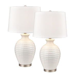 ELK Home - S0019-9472 - One Light Table Lamp - Junia - White Glazed