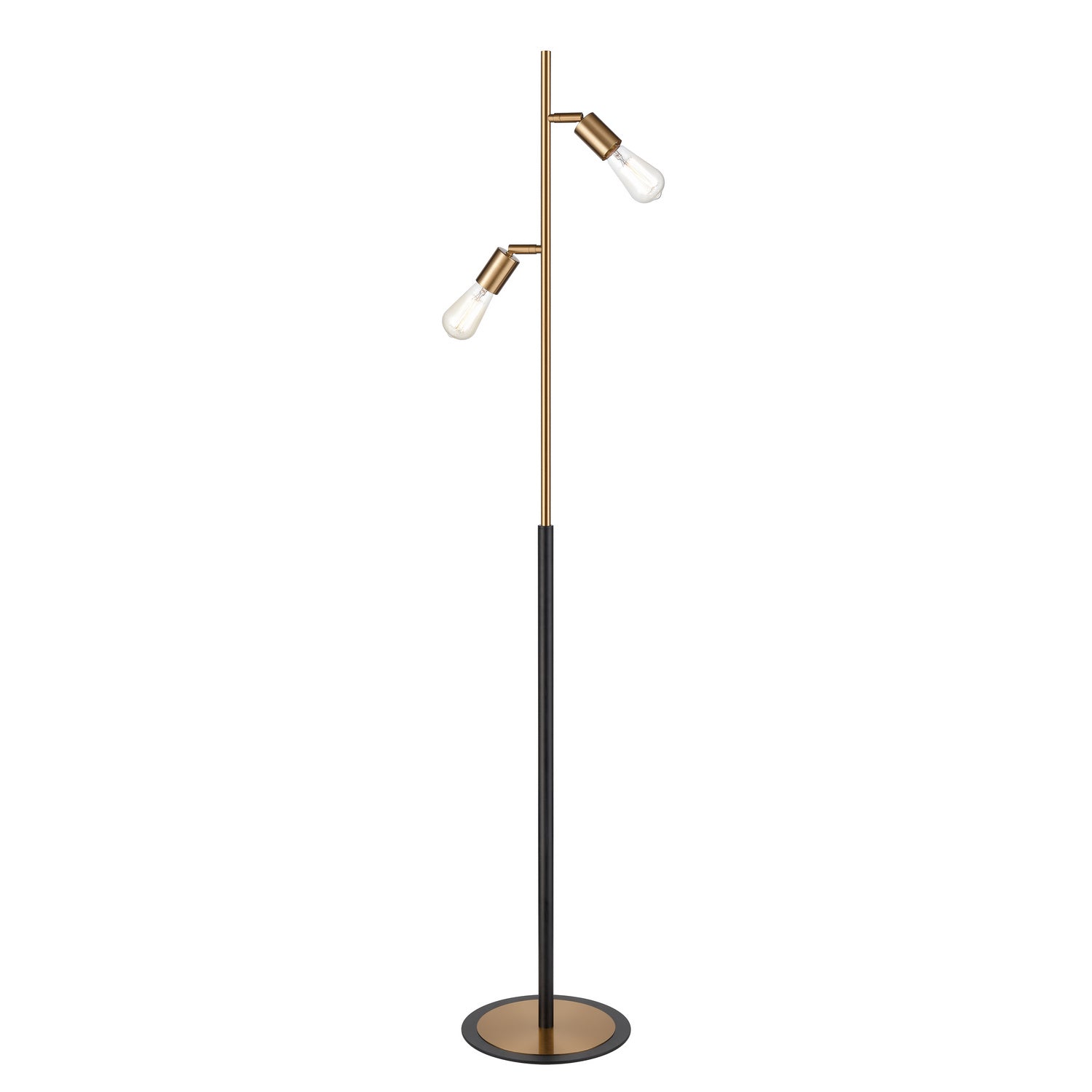 ELK Home - S0019-9564 - Two Light Floor Lamp - Kelston - Matte Black