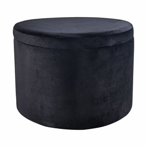 ELK Home - S0035-9184 - Ottoman - Linder - Black