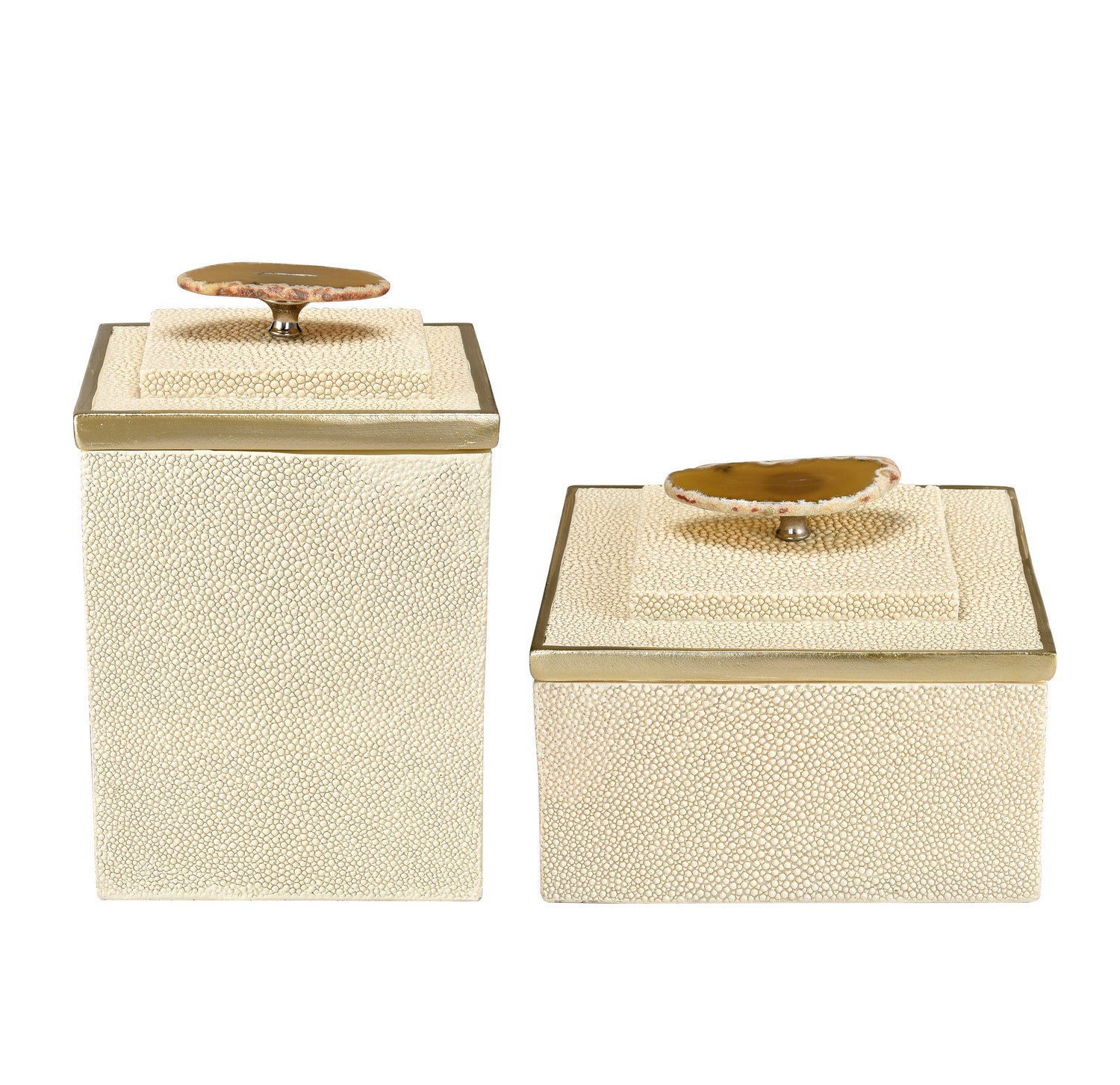 ELK Home - S0036-8949/S2 - Box - Set of 2 - Brenner - Off White