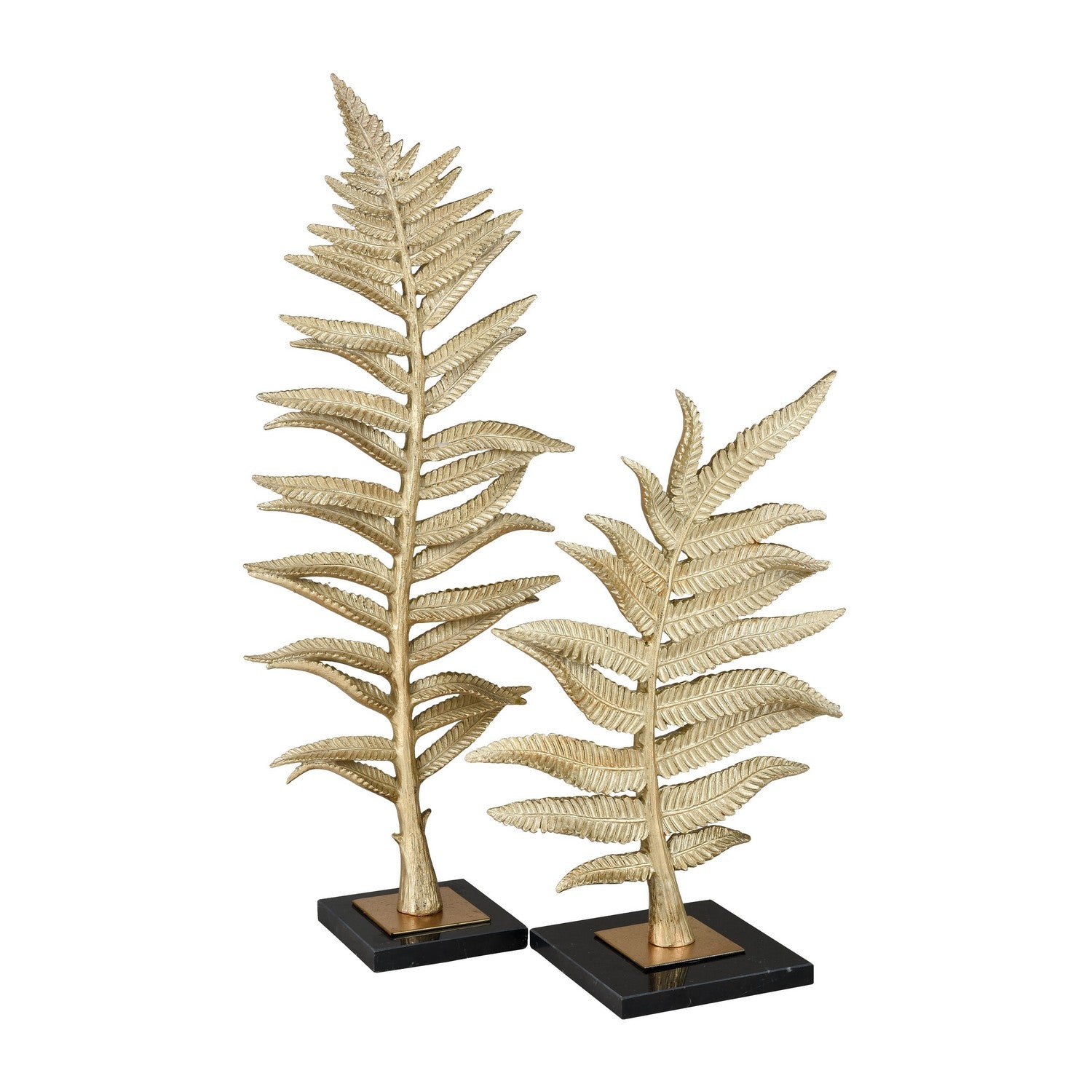 ELK Home - S0036-8951/S2 - Sculpture - Fern - Gold