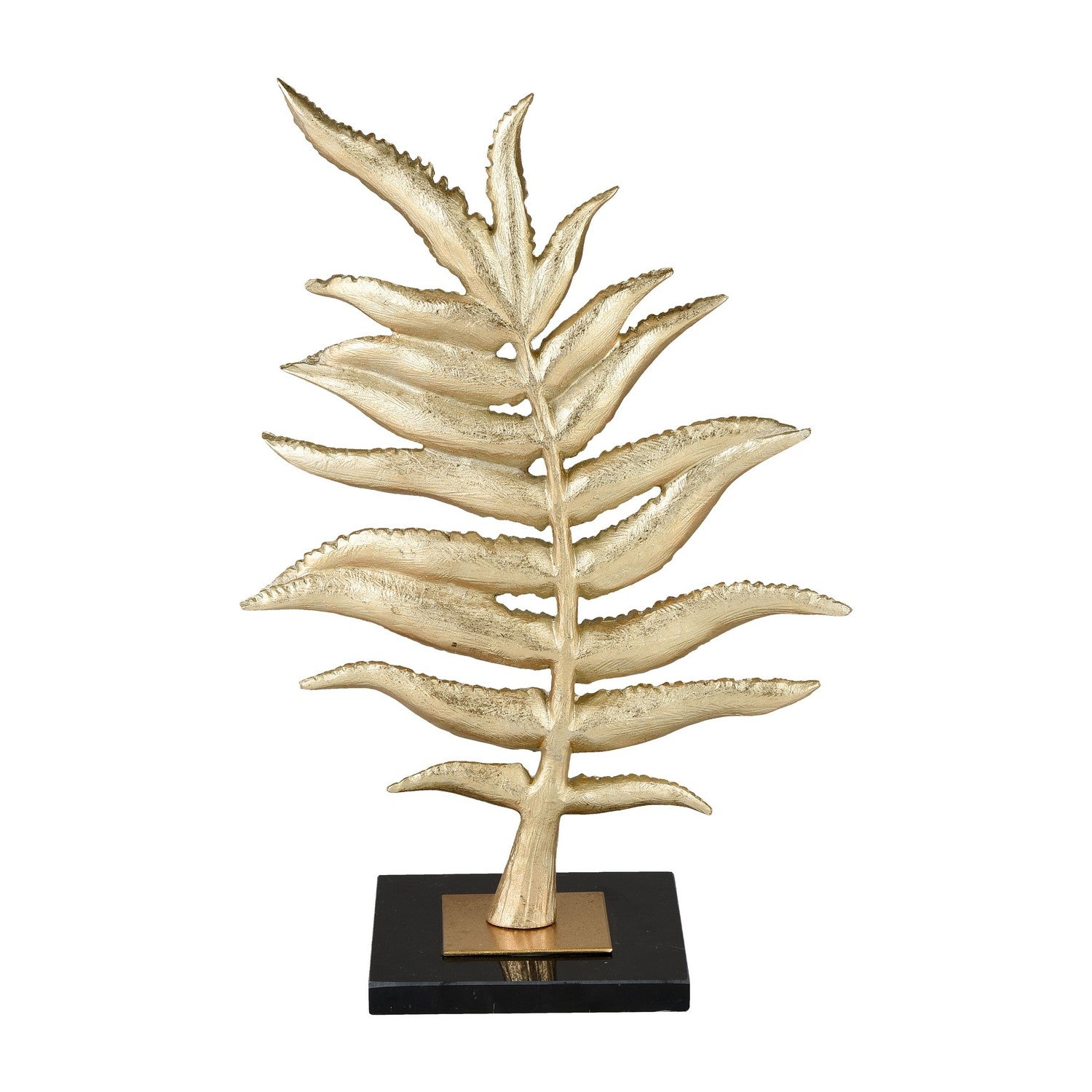 ELK Home - S0036-8951/S2 - Sculpture - Fern - Gold