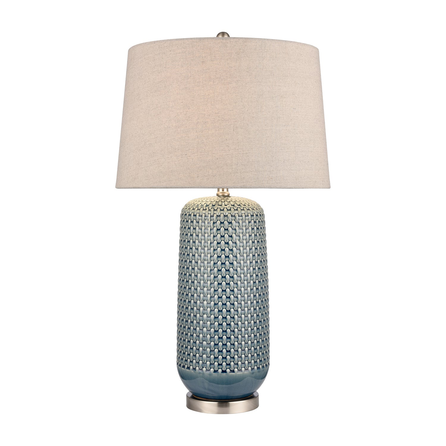 ELK Home - S0019-9484 - One Light Table Lamp - Dawlish Bay - Blue Glazed