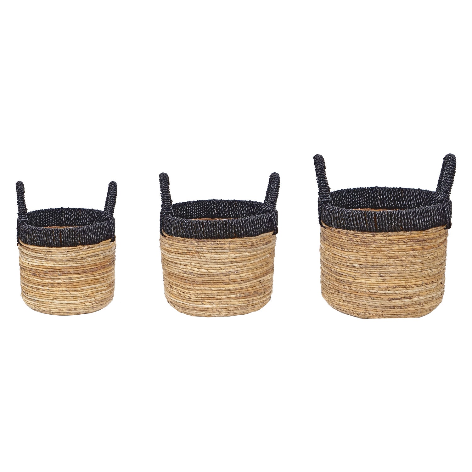 ELK Home - S0077-8234/S3 - Baskets - Set of 3 - Holset - Natural