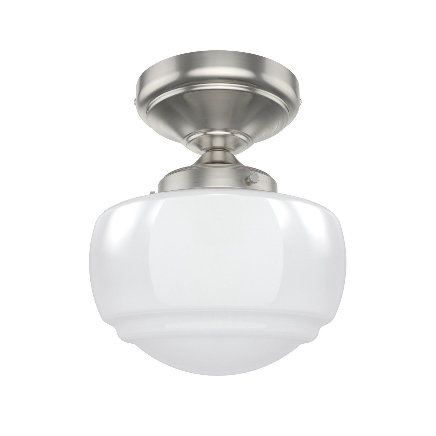 Hunter - 19048 - One Light Flush Mount - Saddle Creek - Brushed Nickel