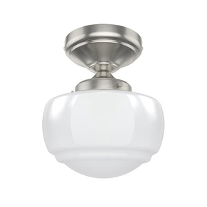 Hunter - 19048 - One Light Flush Mount - Saddle Creek - Brushed Nickel