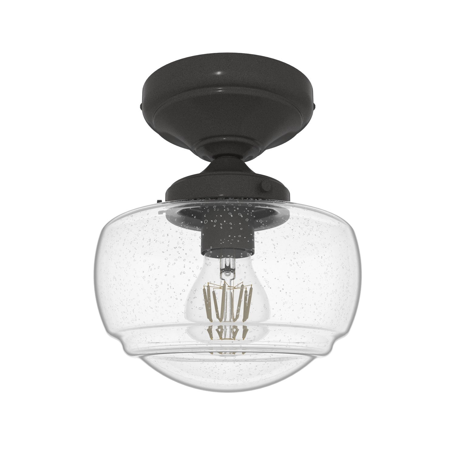 Hunter - 19114 - One Light Flush Mount - Saddle Creek - Noble Bronze