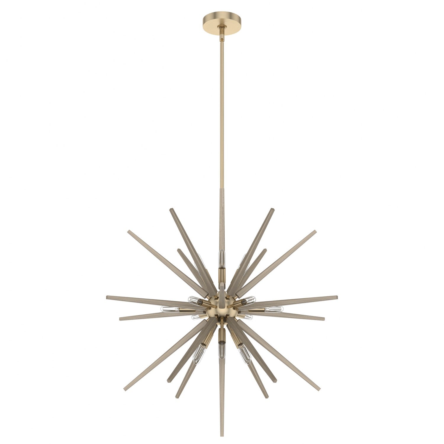 Hunter - 19343 - 18 Light Pendant - Jupiter Star - Alturas Gold