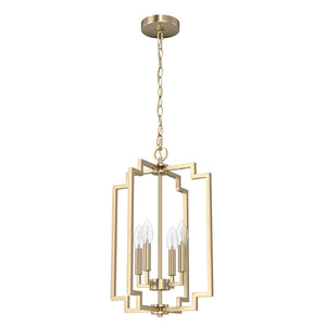 Hunter - 19574 - Four Light Pendant - Zoanne - Alturas Gold