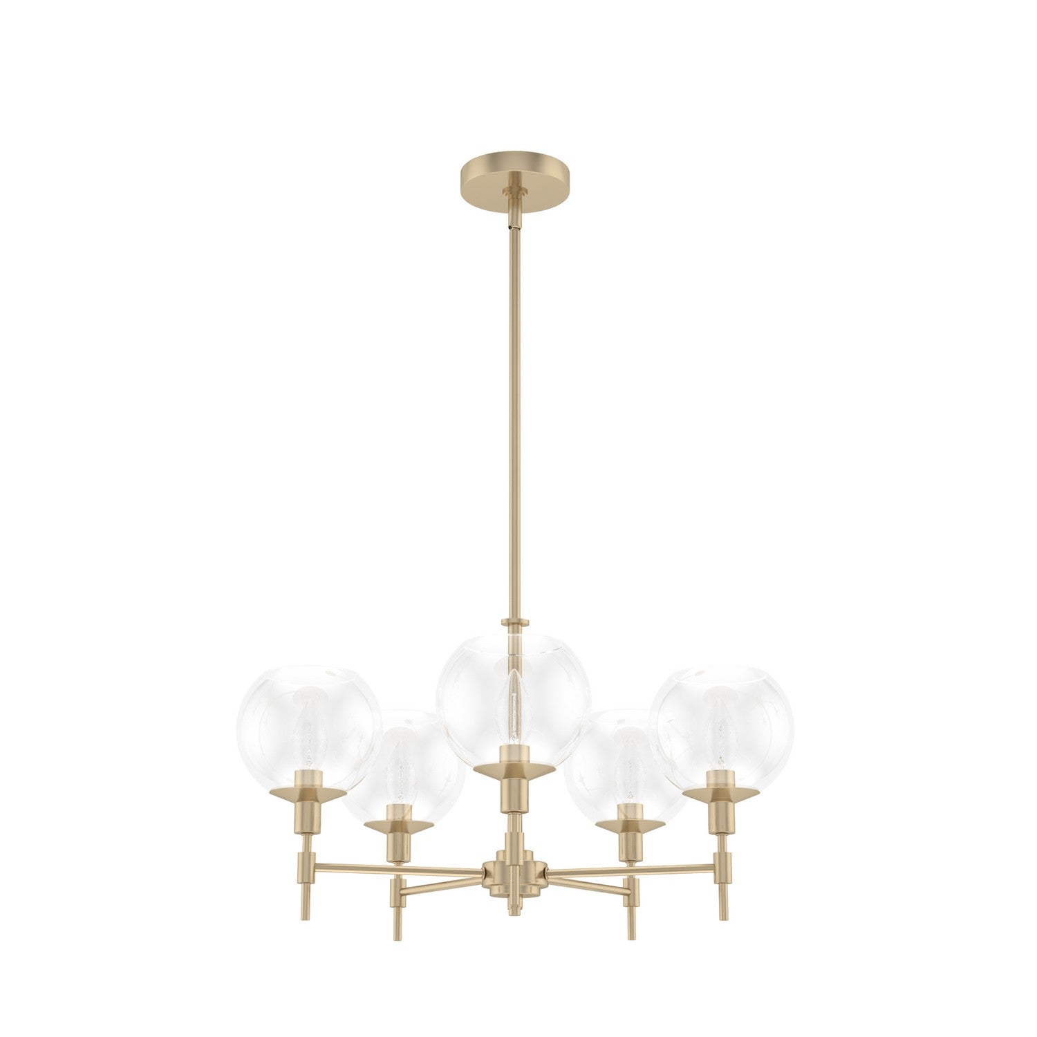 Hunter - 19741 - Five Light Chandelier - Xidane - Alturas Gold