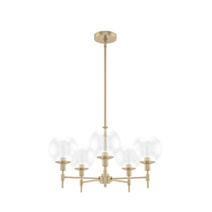 Hunter - 19741 - Five Light Chandelier - Xidane - Alturas Gold
