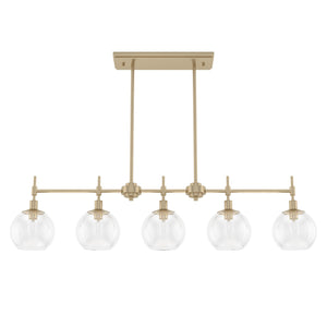Hunter - 19747 - Five Light Chandelier - Xidane - Alturas Gold