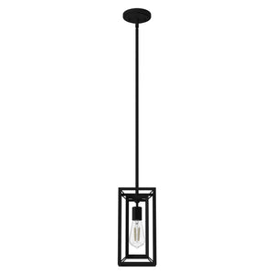 Hunter - 19755 - One Light Pendant - Doherty - Natural Black Iron