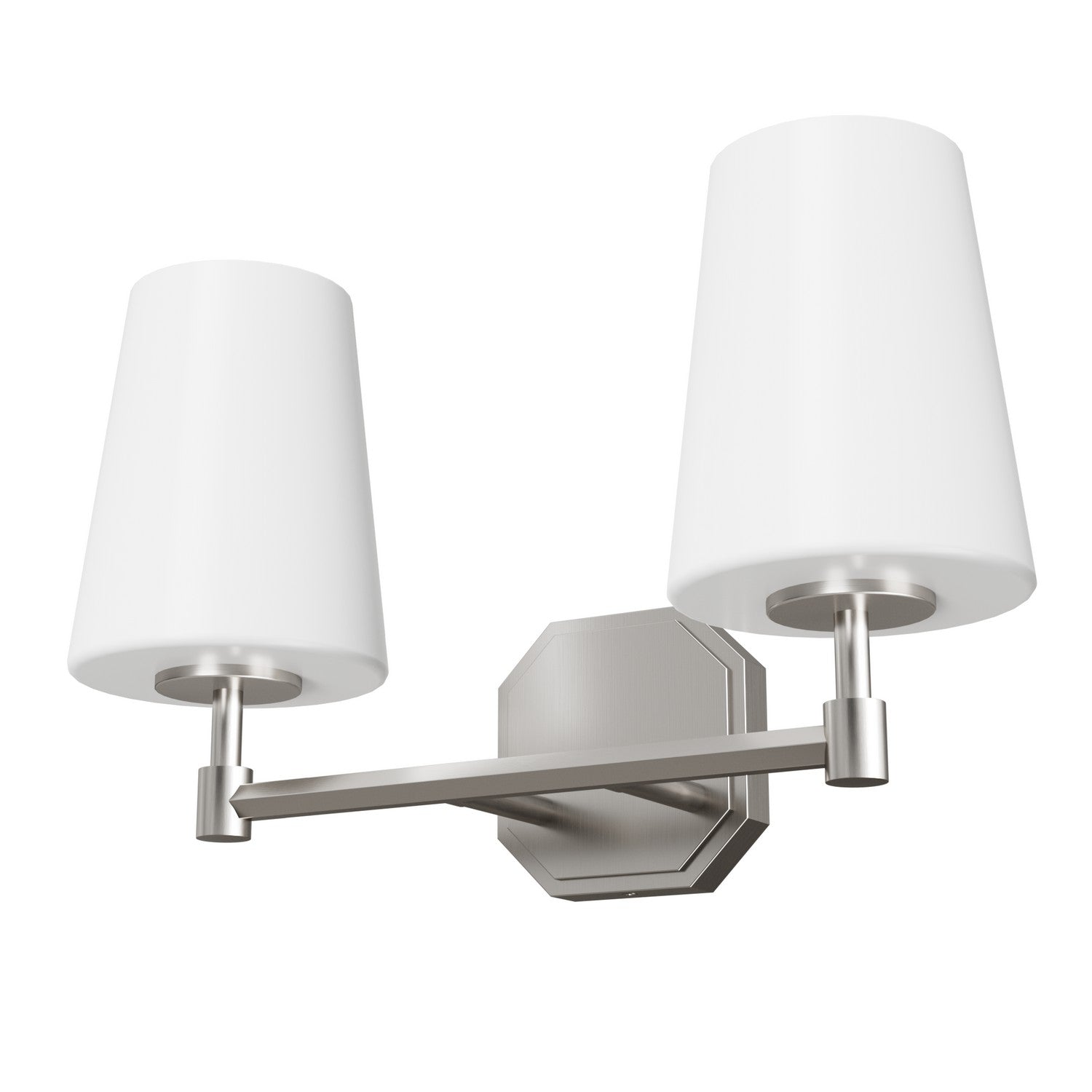 Hunter - 19879 - Two Light Bathroom Vanity - Nolita - Brushed Nickel