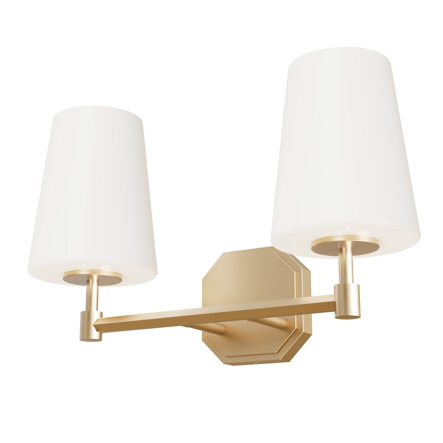 Hunter - 19880 - Two Light Bathroom Vanity - Nolita - Alturas Gold