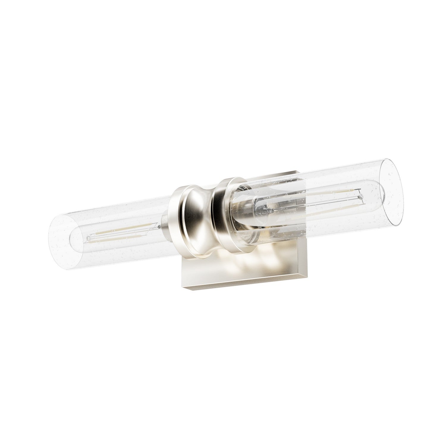 Hunter - 19931 - Two Light Bathroom Vanity - Lenlock - Brushed Nickel