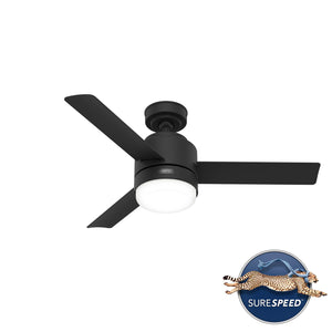 Hunter - 51844 - 44" Ceiling Fan - Gilmour - Matte Black