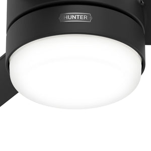 Hunter - 51844 - 44" Ceiling Fan - Gilmour - Matte Black