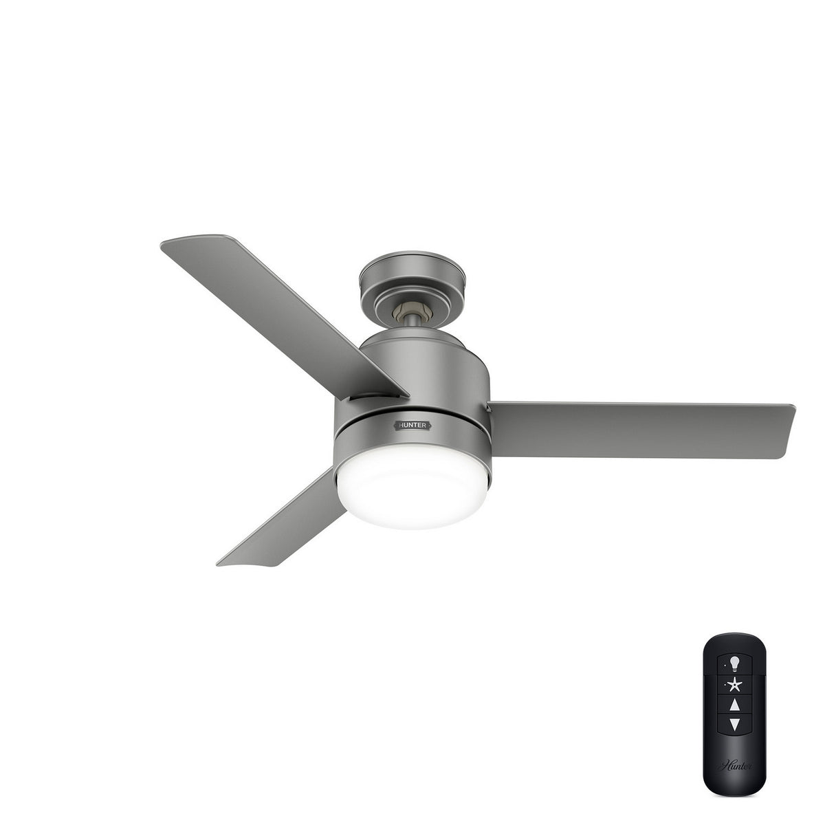 Hunter - 51844 - 44" Ceiling Fan - Gilmour - Matte Black