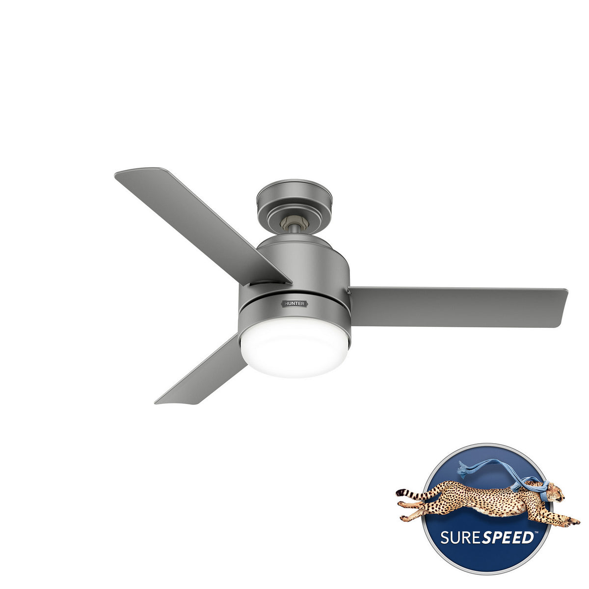 Hunter - 51844 - 44" Ceiling Fan - Gilmour - Matte Black