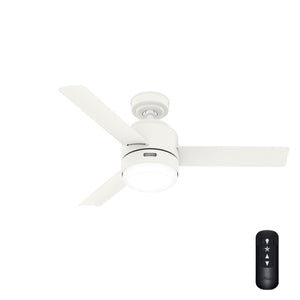 Hunter - 51844 - 44" Ceiling Fan - Gilmour - Matte Black