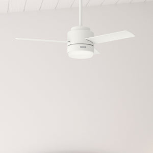 Hunter - 51844 - 44" Ceiling Fan - Gilmour - Matte Black