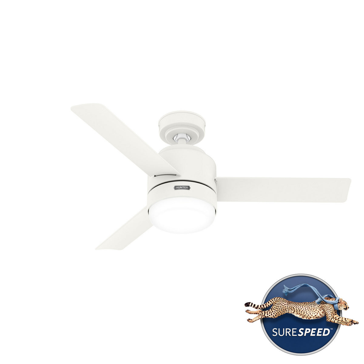 Hunter - 51844 - 44" Ceiling Fan - Gilmour - Matte Black