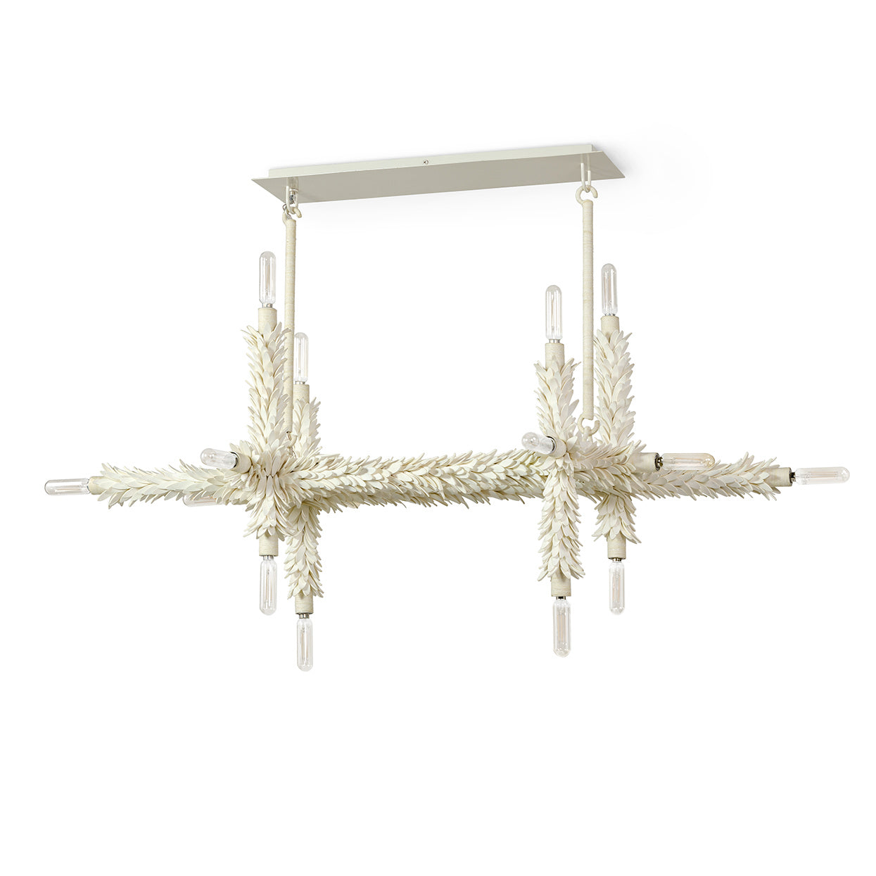 Palecek - 2108-79 - Linear Chandelier - Larkspur - Cream